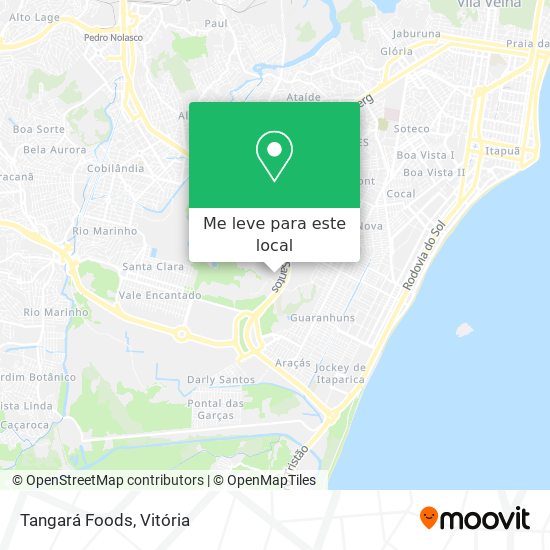 Tangará Foods mapa