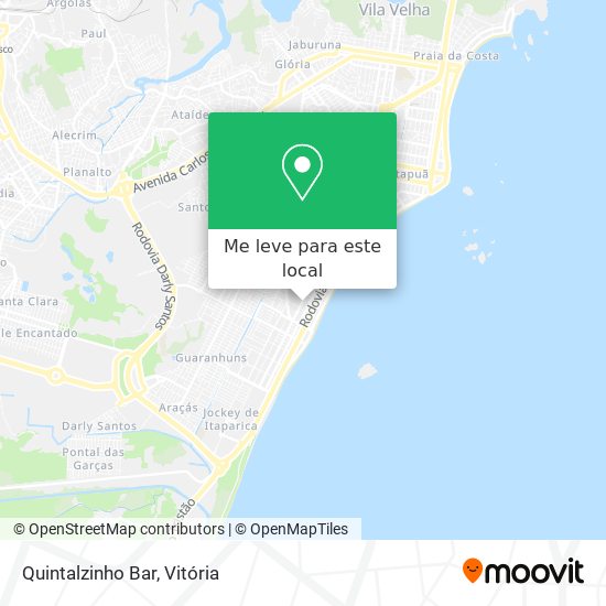 Quintalzinho Bar mapa