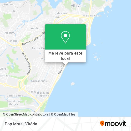 Pop Motel mapa