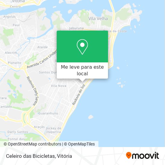 Celeiro das Bicicletas mapa