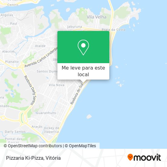 Pizzaria Ki-Pizza mapa