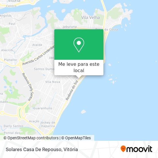 Solares Casa De Repouso mapa