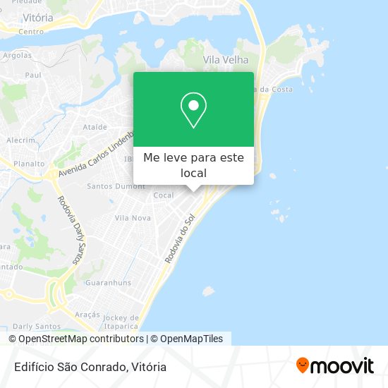 Edifício São Conrado mapa
