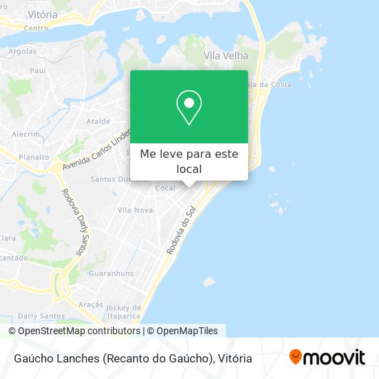 Gaúcho Lanches (Recanto do Gaúcho) mapa