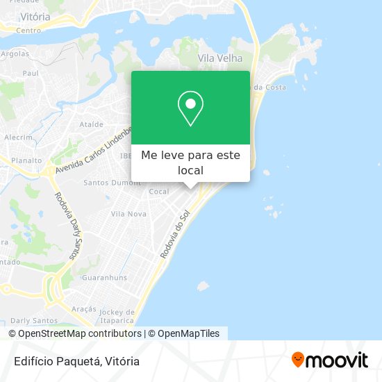 Edifício Paquetá mapa