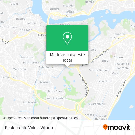 Restaurante Valdir mapa