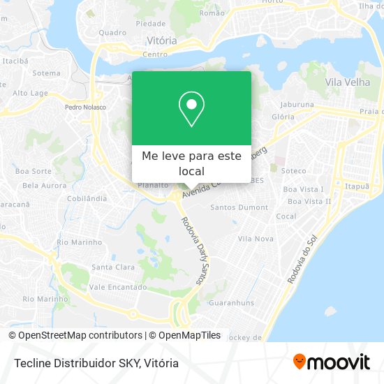 Tecline Distribuidor SKY mapa