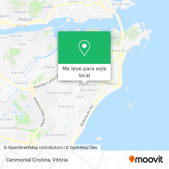 Cerimonial Cristina mapa