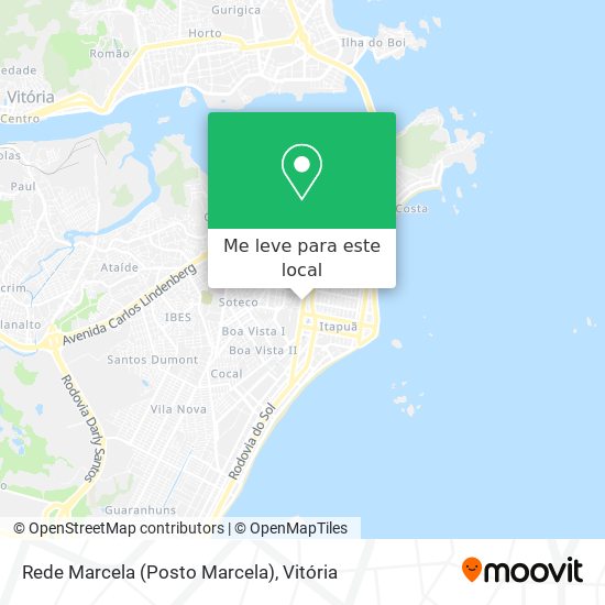 Rede Marcela (Posto Marcela) mapa