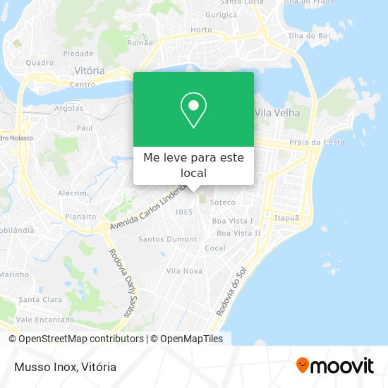 Musso Inox mapa
