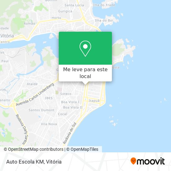 Auto Escola KM mapa