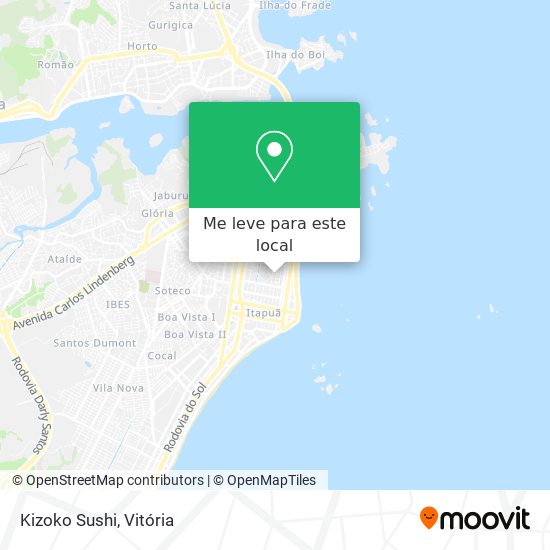 Kizoko Sushi mapa