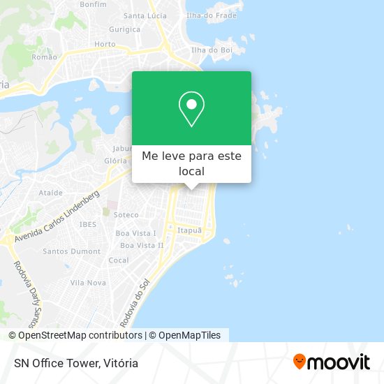SN Office Tower mapa