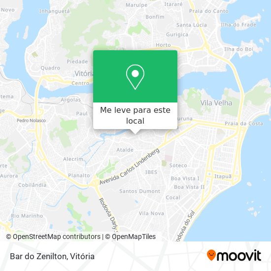 Bar do Zenilton mapa