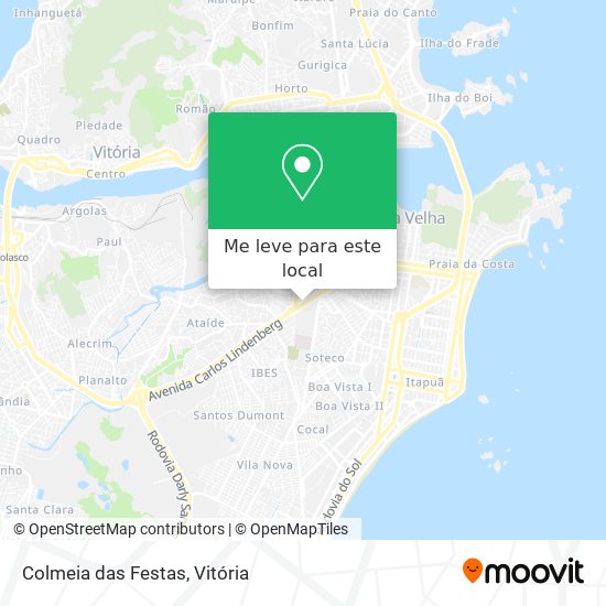 Colmeia das Festas mapa