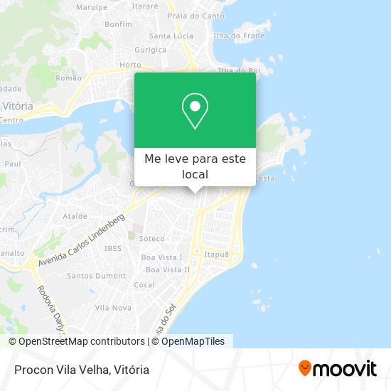 Procon  Vila Velha mapa