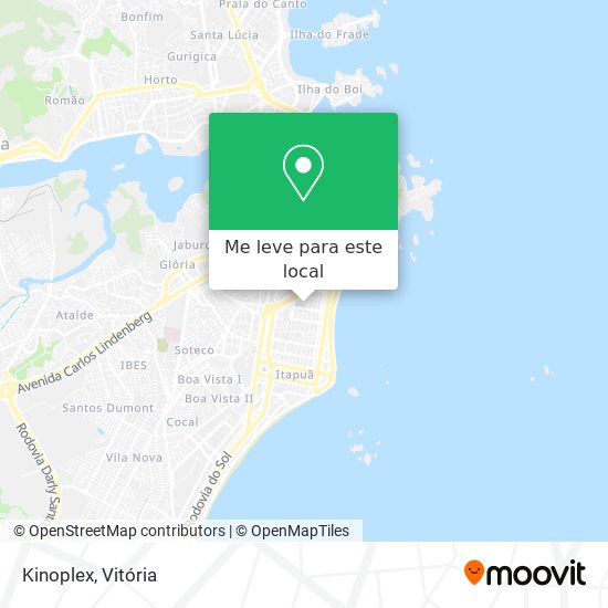 Kinoplex mapa