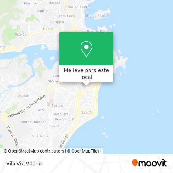 Vila Vix mapa