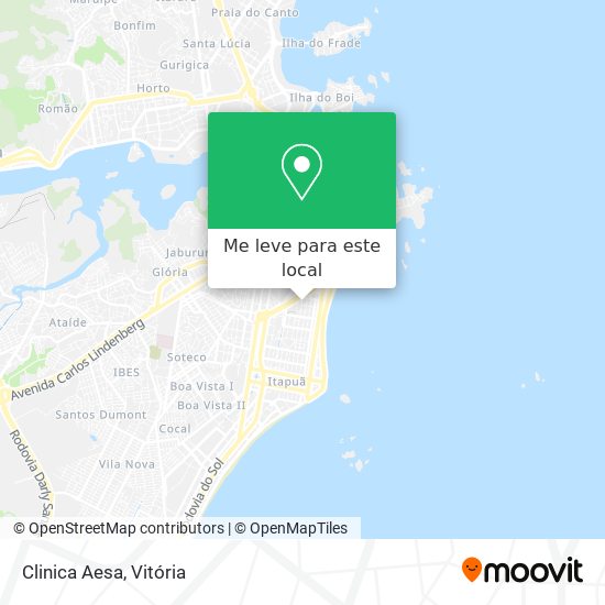 Clinica Aesa mapa