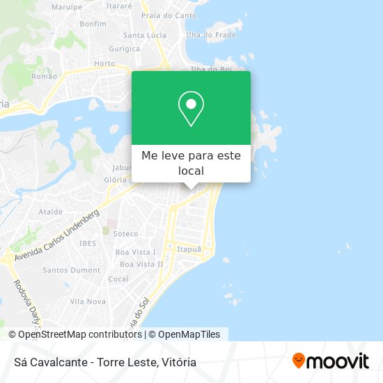 Sá Cavalcante - Torre Leste mapa