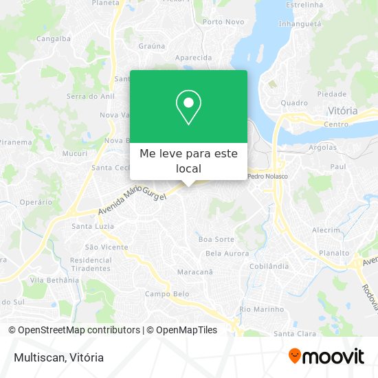 Multiscan mapa