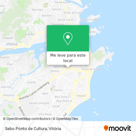 Sebo Ponto de Cultura mapa