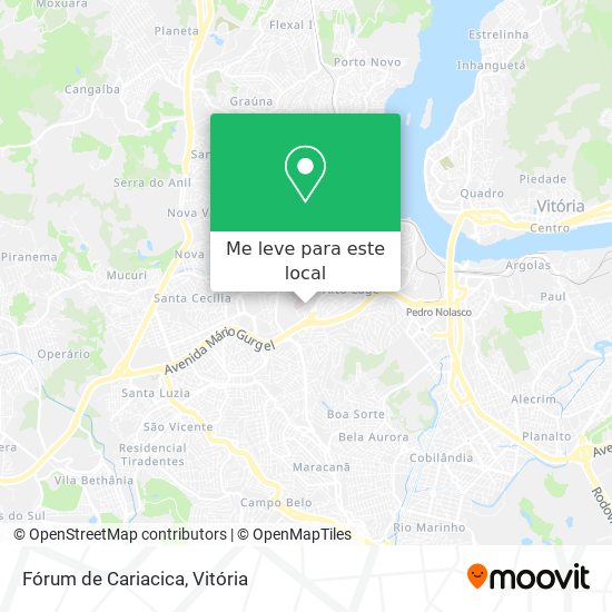 Fórum de Cariacica mapa