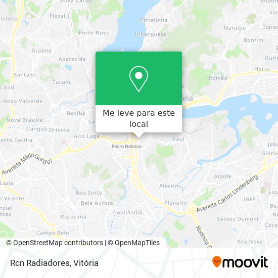 Rcn Radiadores mapa
