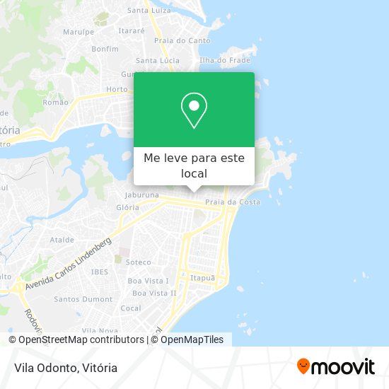 Vila Odonto mapa