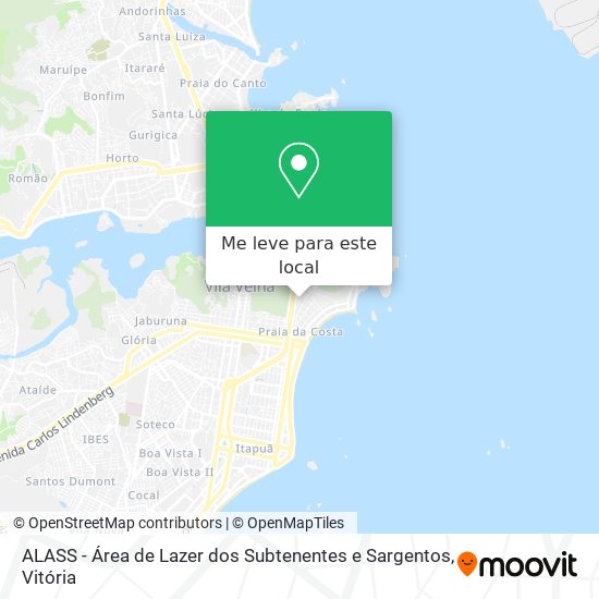 ALASS - Área de Lazer dos Subtenentes e Sargentos mapa