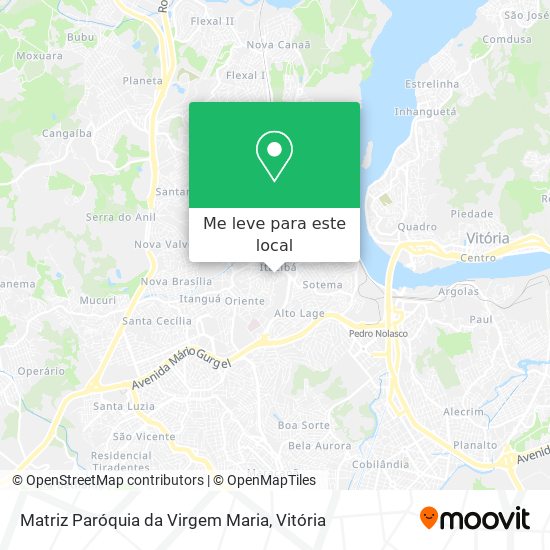 Matriz Paróquia da Virgem Maria mapa