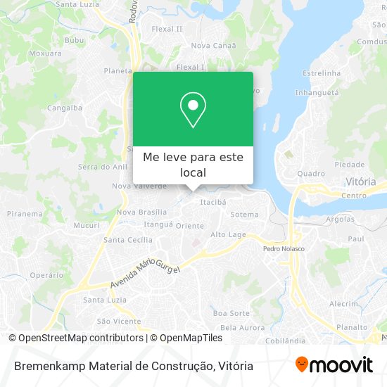 Bremenkamp Material de Construção mapa