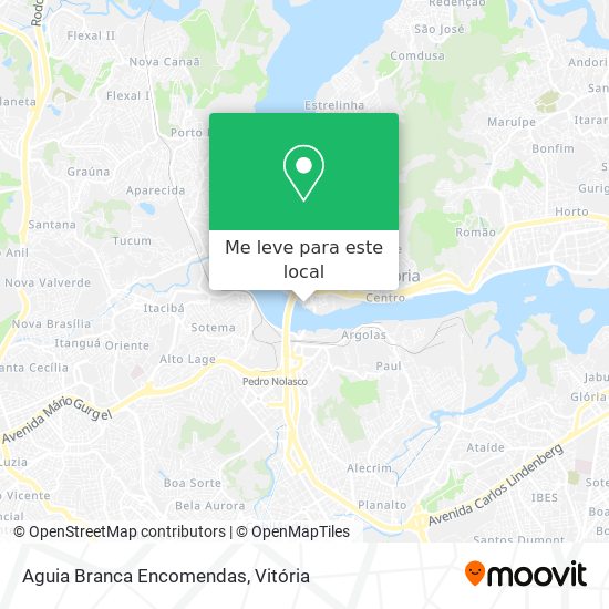 Aguia Branca Encomendas mapa