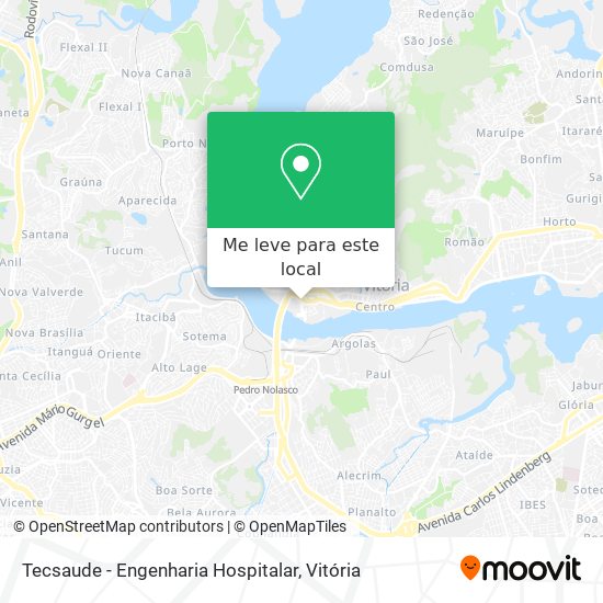 Tecsaude - Engenharia Hospitalar mapa