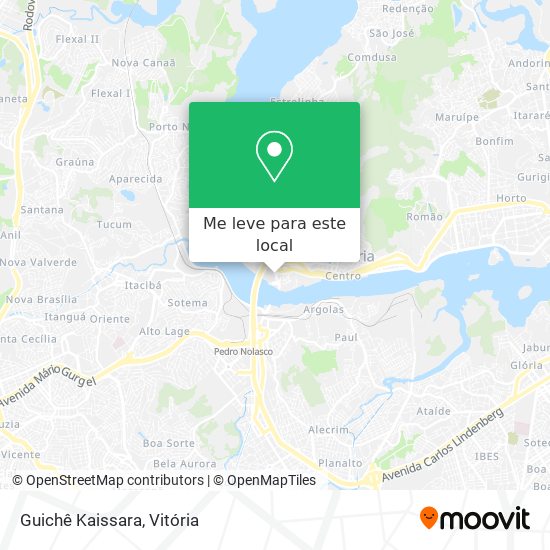 Guichê Kaissara mapa