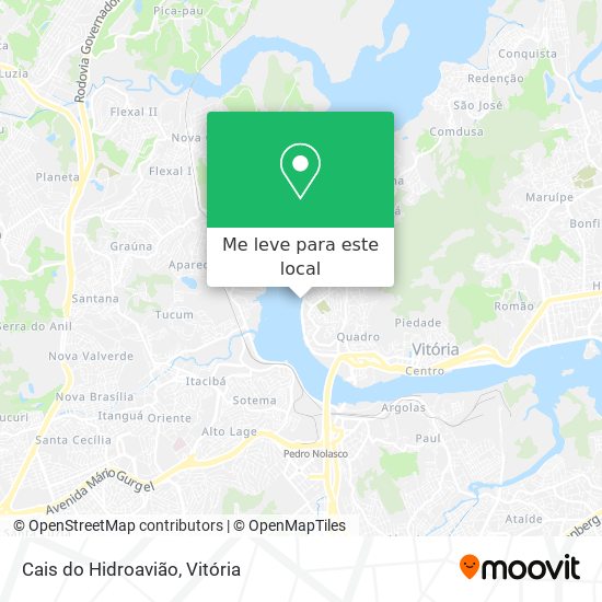 Cais do Hidroavião mapa