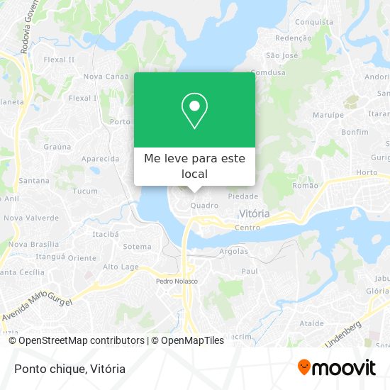 Ponto chique mapa