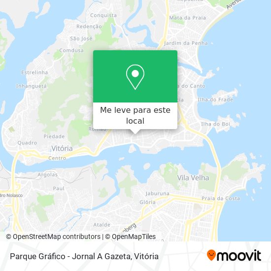 Parque Gráfico - Jornal A Gazeta mapa