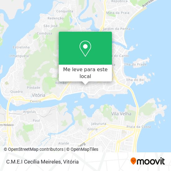 C.M.E.I Cecília Meireles mapa
