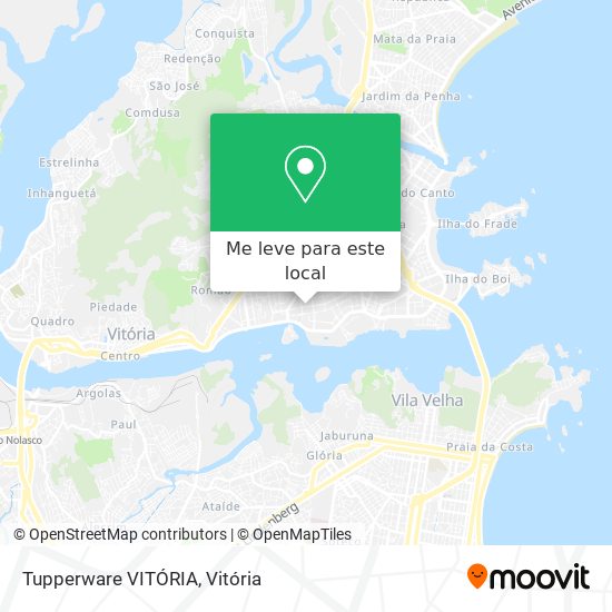 Tupperware VITÓRIA mapa