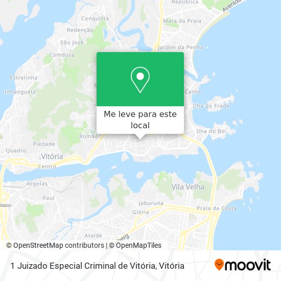 1 Juizado Especial Criminal de Vitória mapa