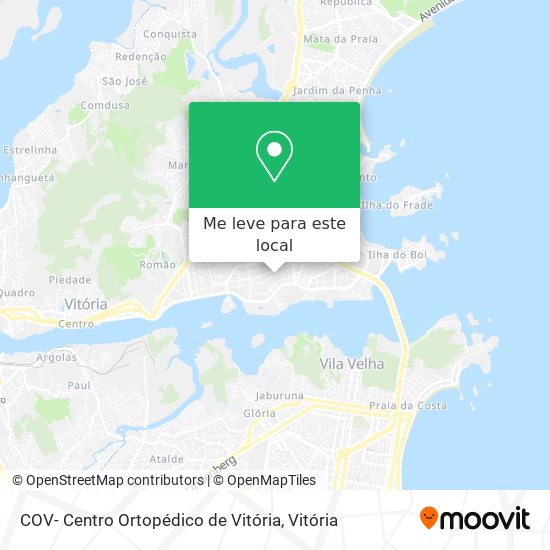 COV- Centro Ortopédico de Vitória mapa
