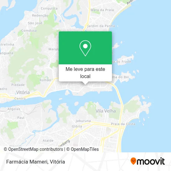 Farmácia Mameri mapa