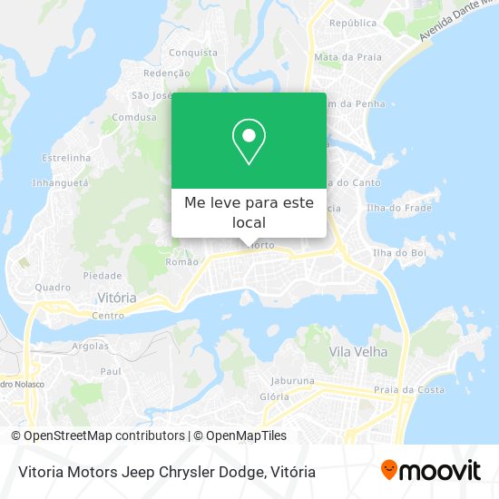 Vitoria Motors Jeep Chrysler Dodge mapa
