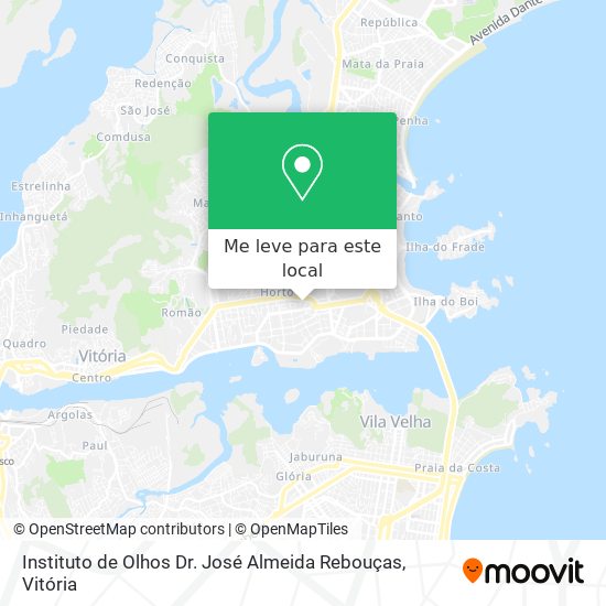 Instituto de Olhos Dr. José Almeida Rebouças mapa