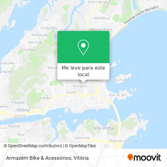 Armazém Bike & Acessórios mapa