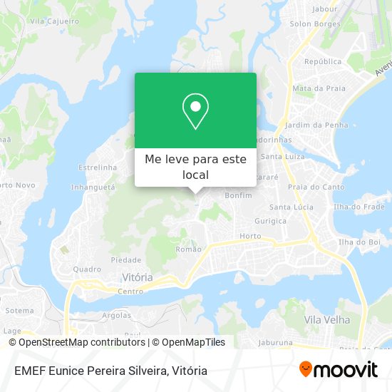 EMEF Eunice Pereira Silveira mapa