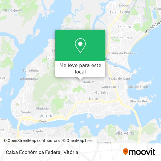 Caixa Econômica Federal mapa