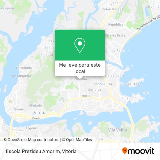Escola Prezideu Amorim mapa