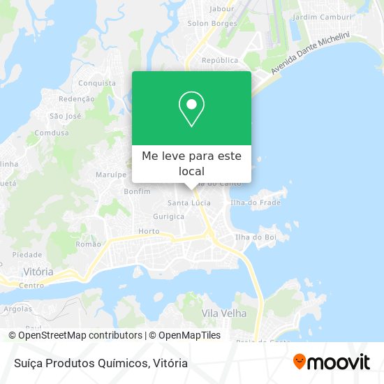 Suíça Produtos Químicos mapa